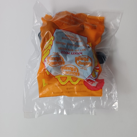 Mickey Mouse McDonalds Happy Meal Toy #1 -Mickey Mouse Soft Toy W/Melody - Picture 7 of 8